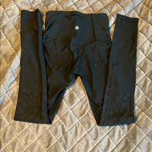 lululemon full length leopard print